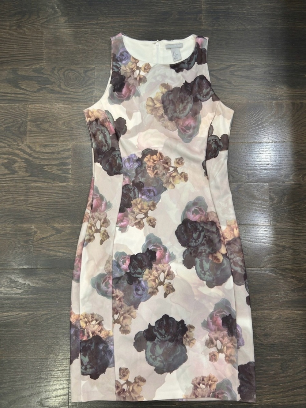 H&M Floral Sheath Dress - Blush Pink & Purple